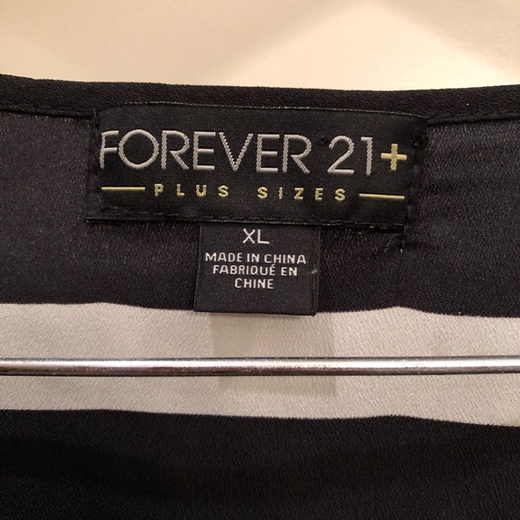 Forever 21+ Striped Blouse - Picture 4 of 5